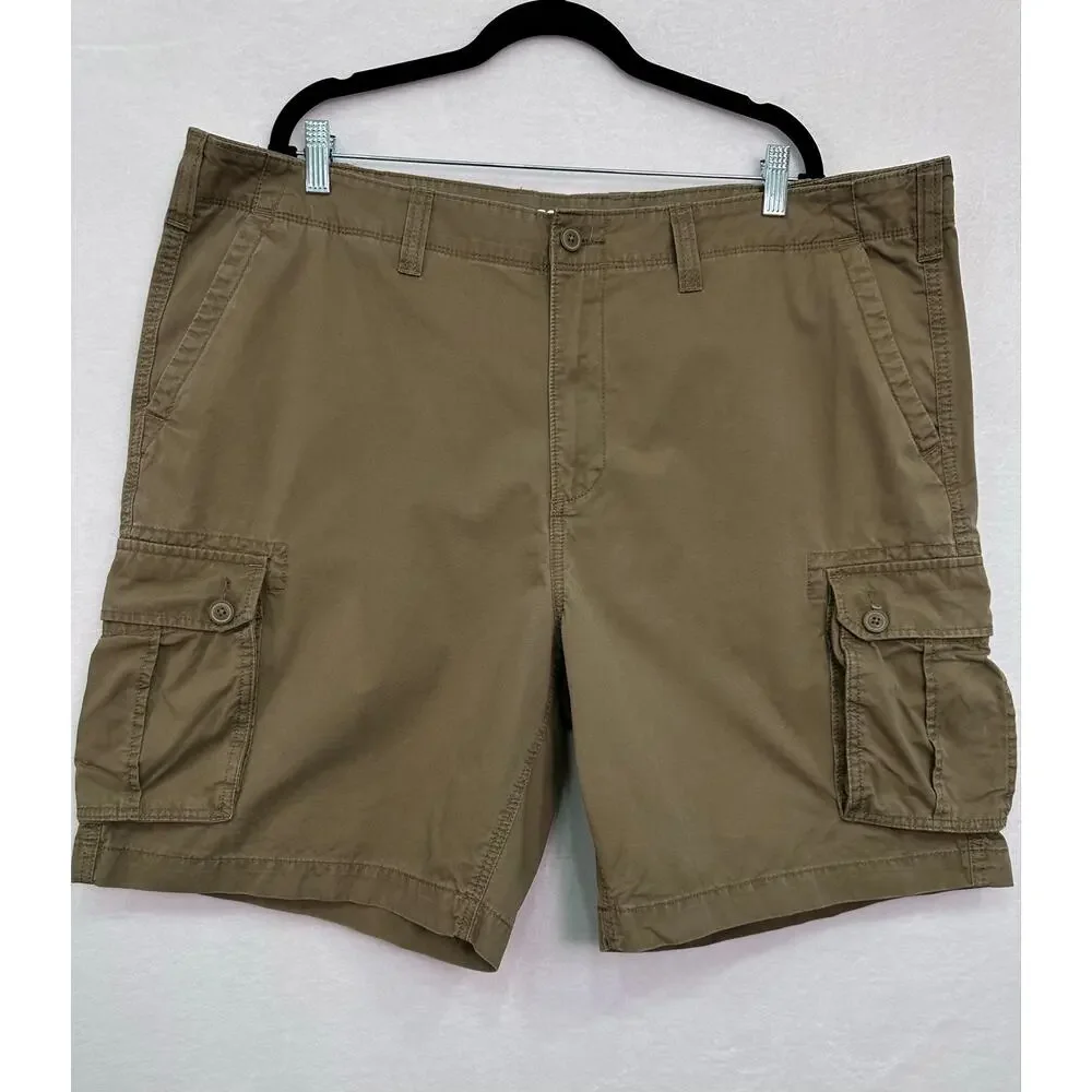 Sonoma Goods For Life Brown Cotton Cargo Shorts Mens Size 46